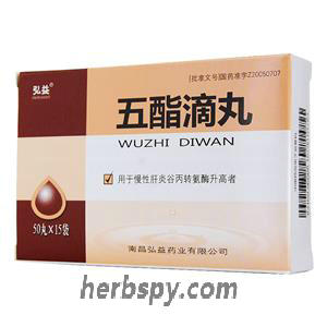 Wuzhi Diwan for chronic hepatitis alanine aminotransferase elevated